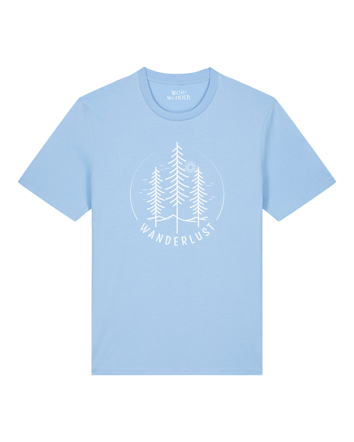 Unisex T-Shirt Wanderlust Blau