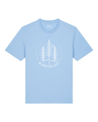 Unisex T-Shirt Wanderlust Blau