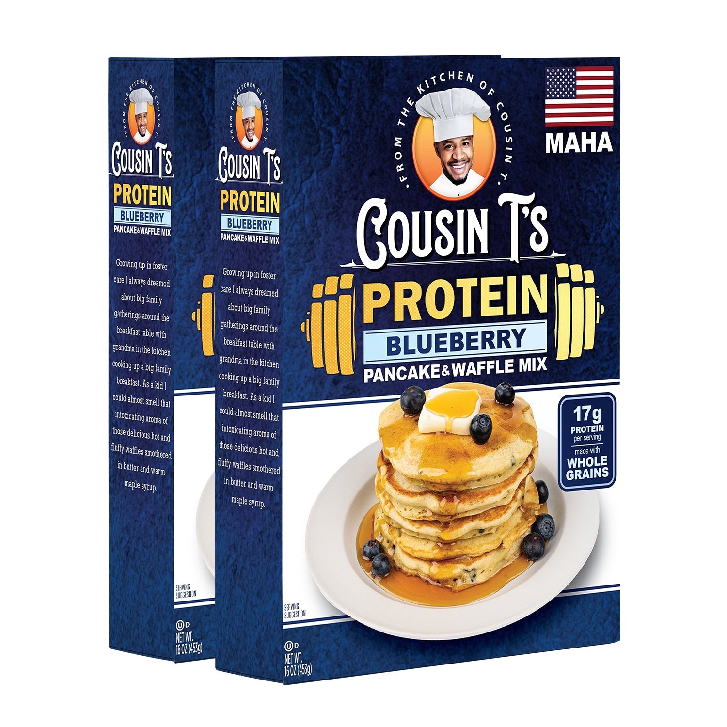 Cousin T's - Protein Blueberry Pancake Mix