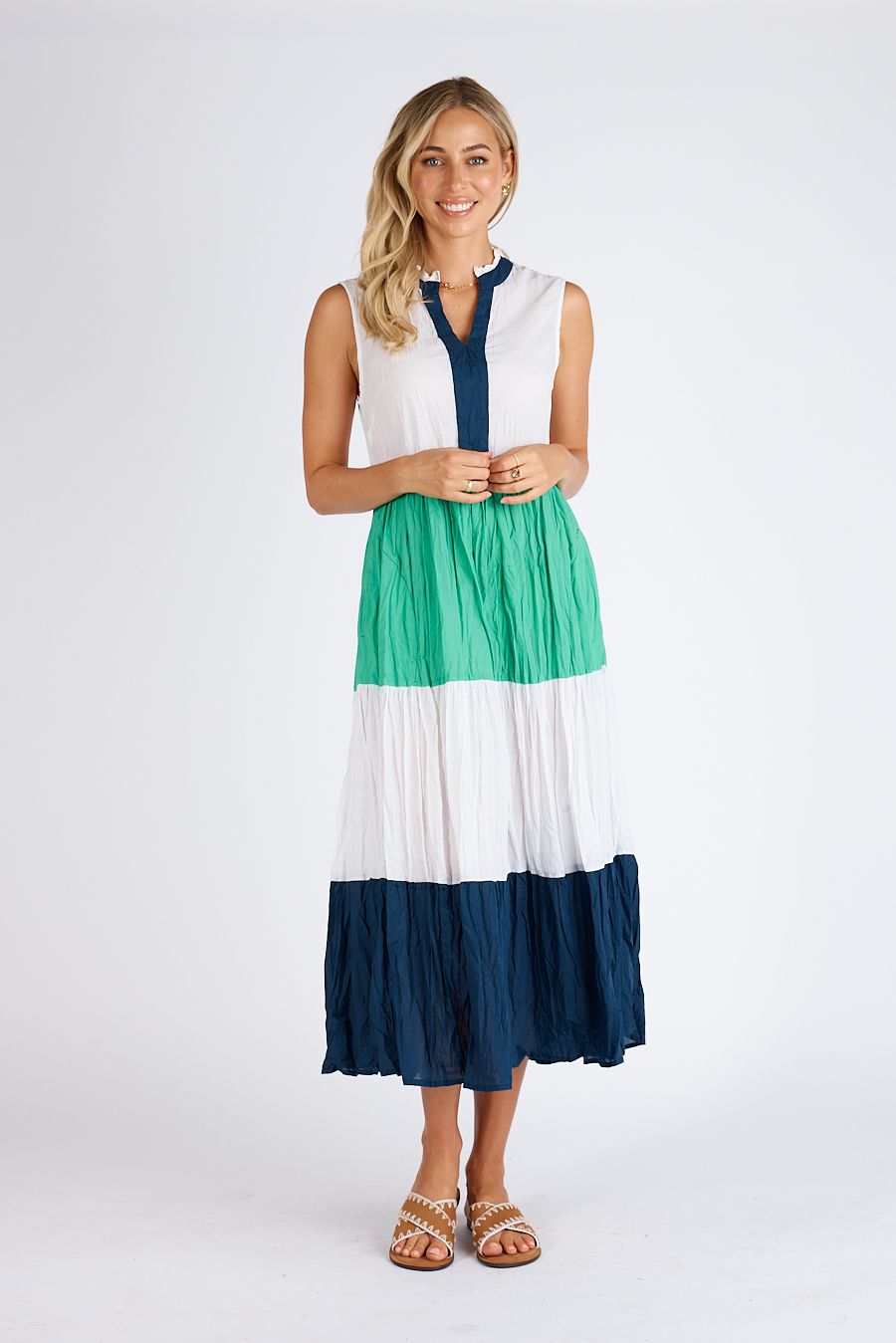 Salem Tiered Midi Dress - Willow Collective Mudgee