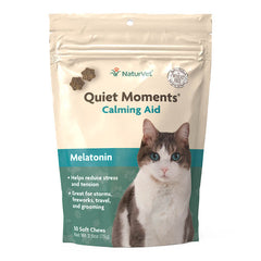 Naturvet Quiet Moments Calming Aid for Cats - Soft Chews