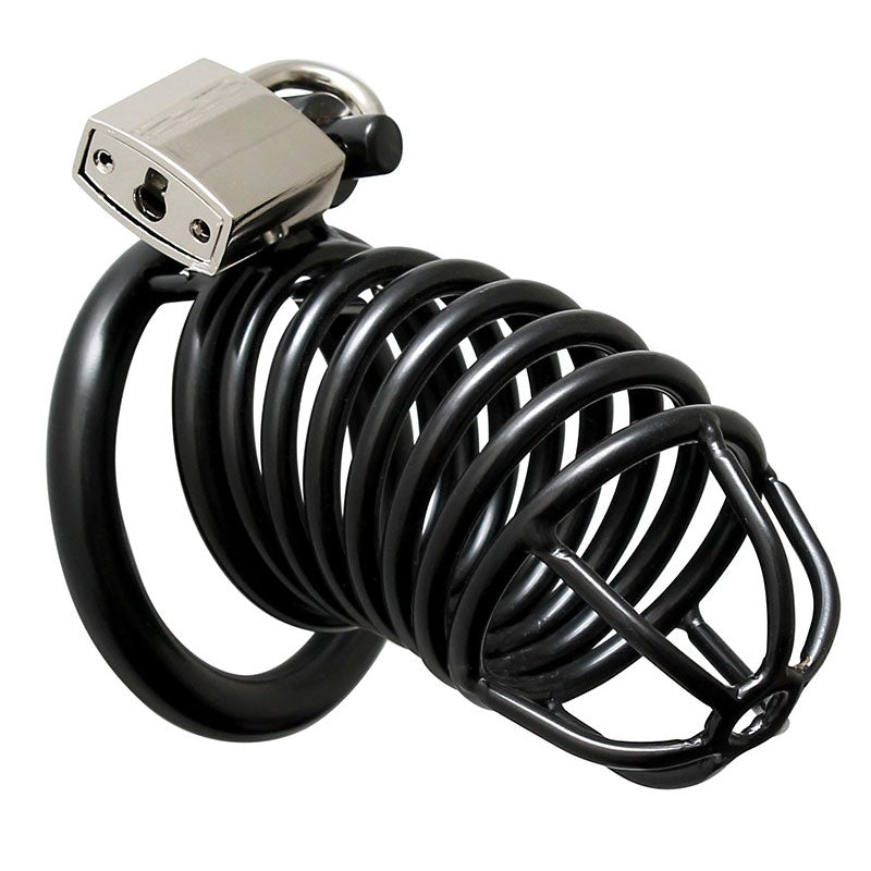 Metal Male Chastity Device With Padlock - UABDSM