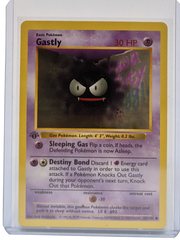 1999 Pokemon Gastly - 1st Edition Shadowless