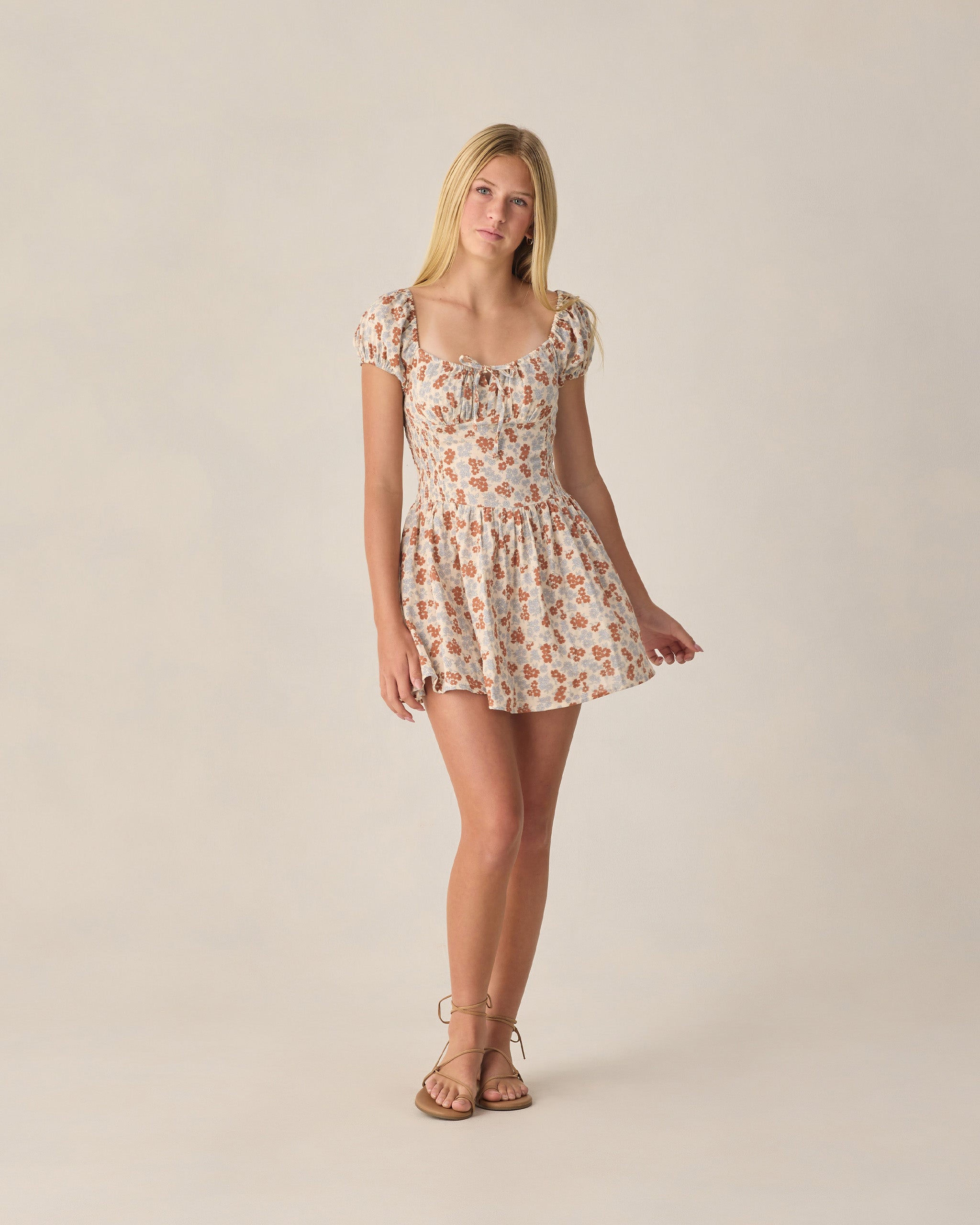 Teen Alex Dress Americana Floral - Rylee + Cru | Kids Clothes | Trendy Baby Clothes | Modern Infant Outfits |