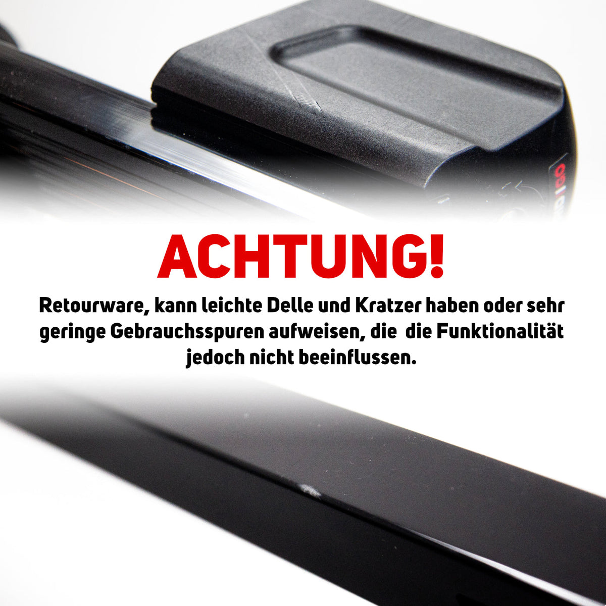 B-WARE Ridigo Steelbar Dachträger für Fixpunkt / Befestigungspunkte 135cm