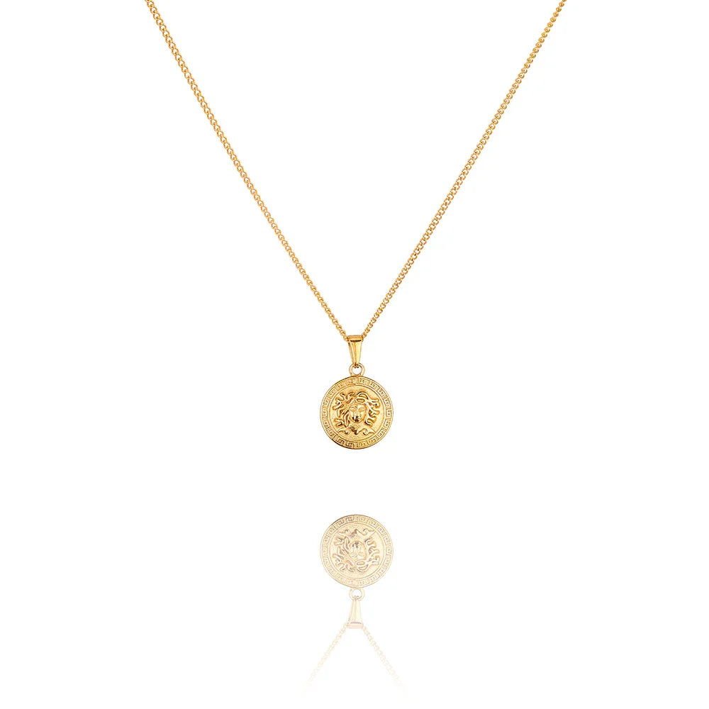 COLGANTE MEDUSA- ORO 18k