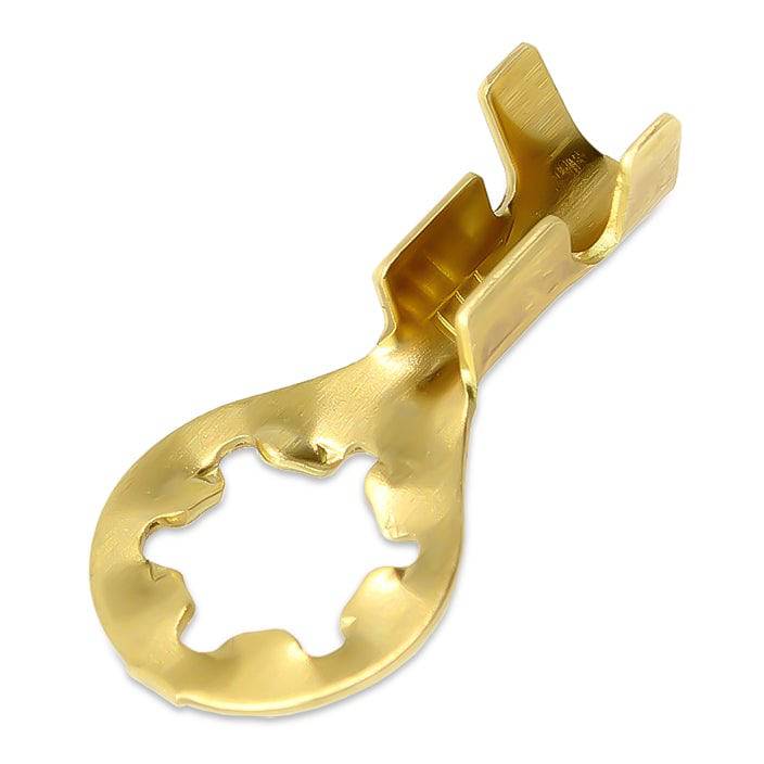 RM050-02B9L - Open Barrel Star Ring Terminal - 22-16 AWG - #10 Stud - Ferrules Direct