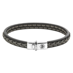 Rebel & Rose Absolutely Leather Armband RR-L0144-S - Zwart