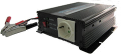 RoadPro MS 600W 24V omvormer met accuklemmen, aan/uit schakelaar, led indicatie en 230V stopcontact