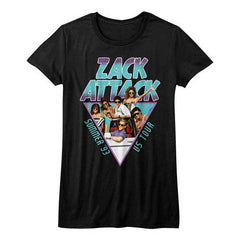 WOMEN'S SAVED BY THE BELL SUMMER TOUR 93 TEE - Blue Culture Tees