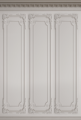 Toile de fond de photographie de mur intérieur classique blanc SBH0387