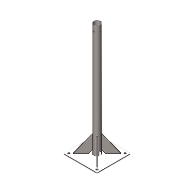 Mástil de 4 metros SB-MPR-4M Acero A36 Galvanizado Tubo de