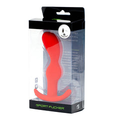 Sport Fucker CrossFit Plug - Red Medium Anal Plug - Hush Store Sydney