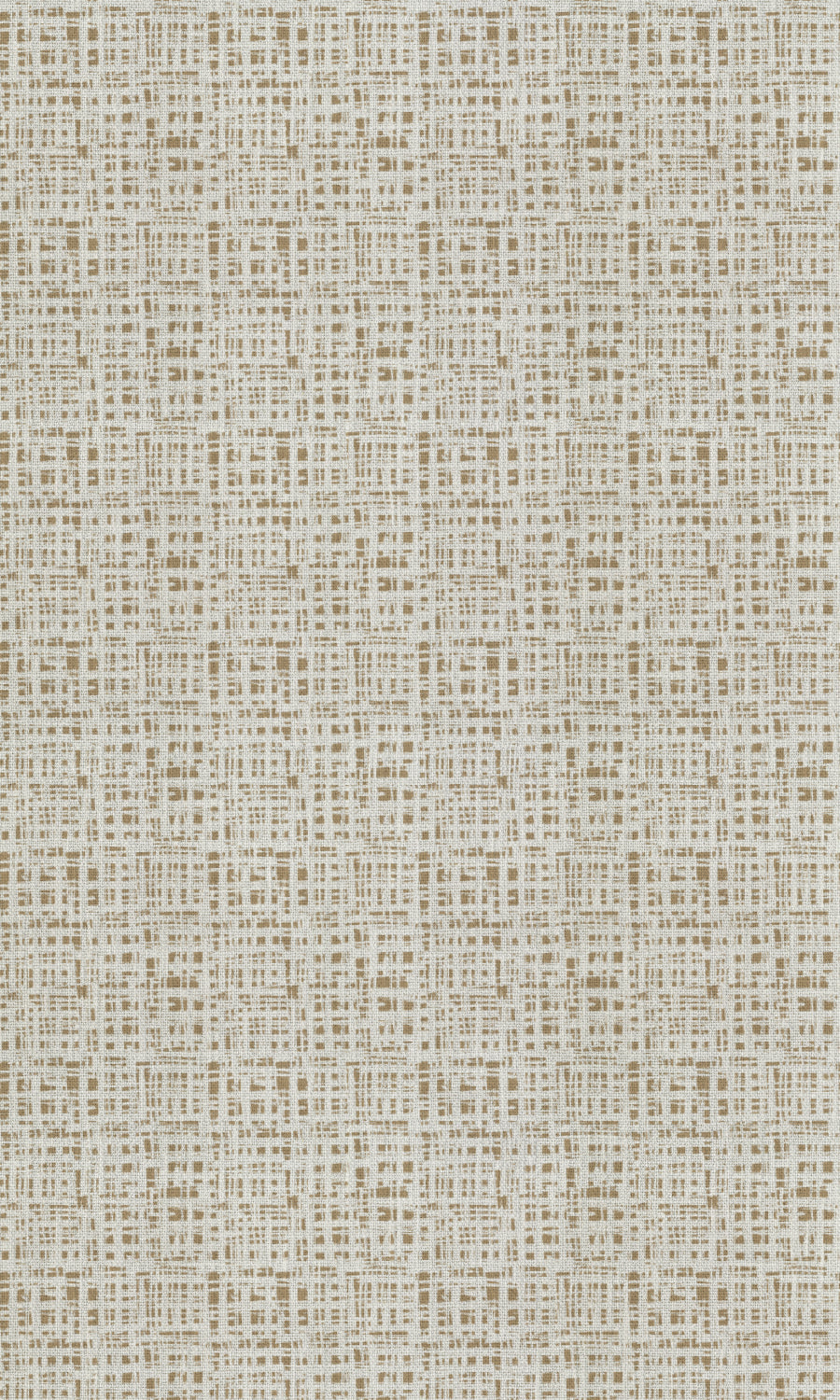 Abstract Print Fabric Material By the Metre (White/ Pale Brown)