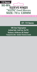 "WOTR" Card Sleeves (70x120mm) 110 Pack, 60 Micron, SKS-8814