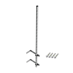 Mástil de 3 m SMR-P2 Acero A-36 1-1/2" Galvanizado en
