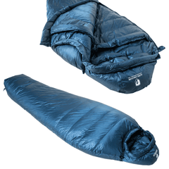 Down Pro 3 Jahreszeiten Schlafsack mit Daune von Alpin Loacker für Camping und Trekking