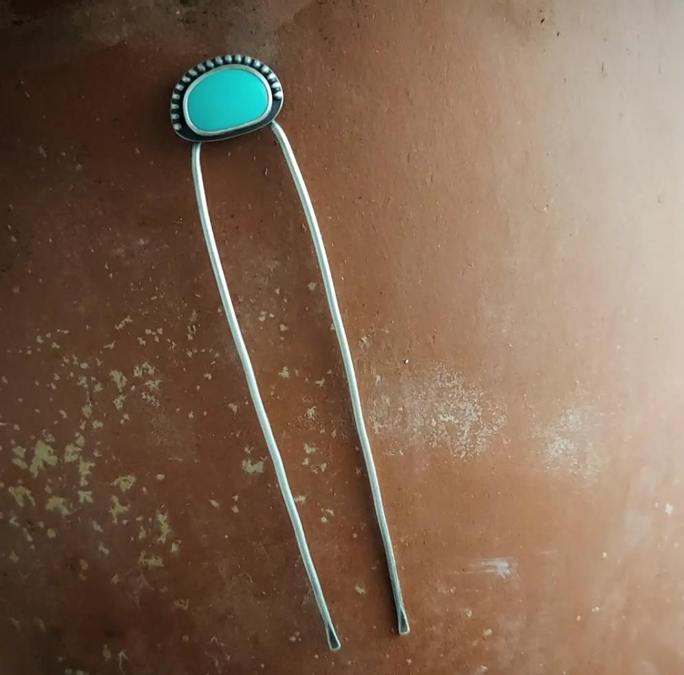 Turquoise Hair Pin no.1
