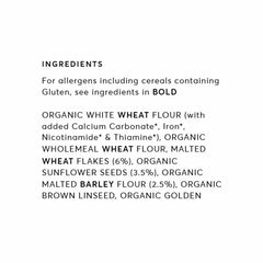 Shipton - Organic Three Malts & Sunflower Brown Flour, 1kg  Pack of 6 - Back