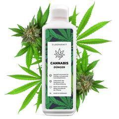 Cannabis Dünger - Mineralischer NPK Flüssigdünger mit Stickstoff - Dünger für Cannabispflanzen - Hanf Dünger - Silberkraft