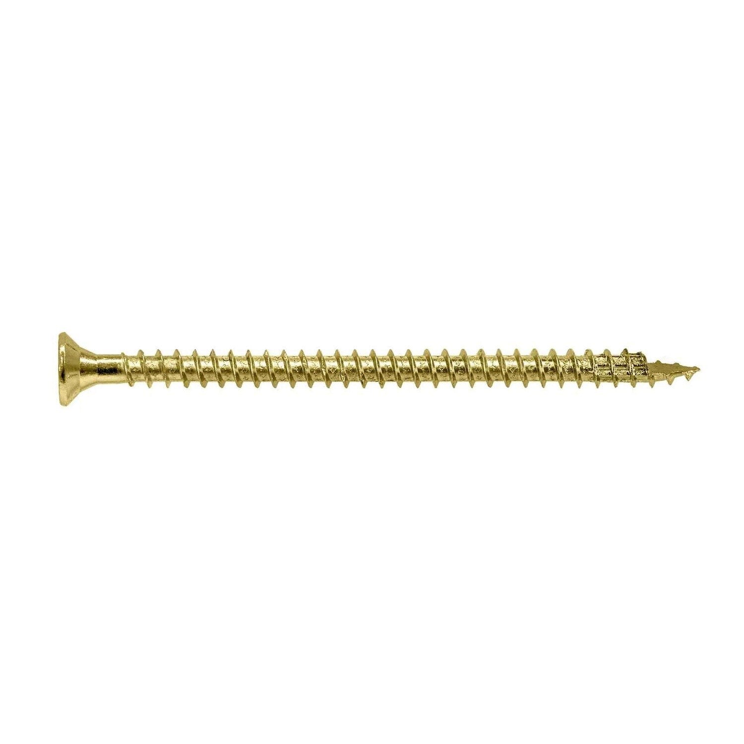 Simpson Strong-Tie SDCF27778-R30 Strong-Drive (0.725" x 7-7/8") T50 Yellow Zinc Timber-CF Screw, Flat Head w/ Nibs (30 Pack)