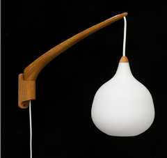 Vägglampa Luxus Östen & Uno Kristiansson Ek 1950-tal Nr V17
