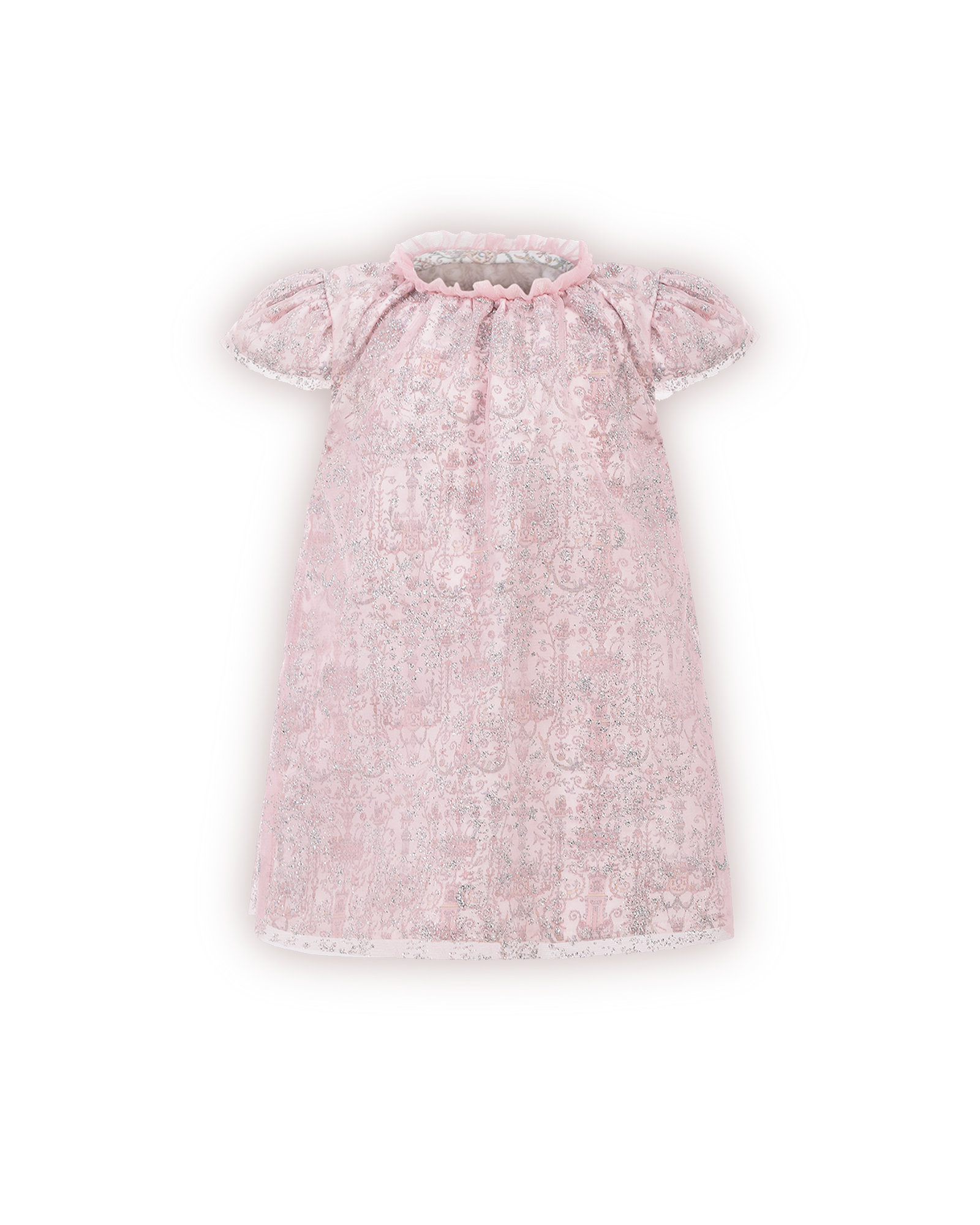 Clara Dress - Sparkly Toile de Jouy