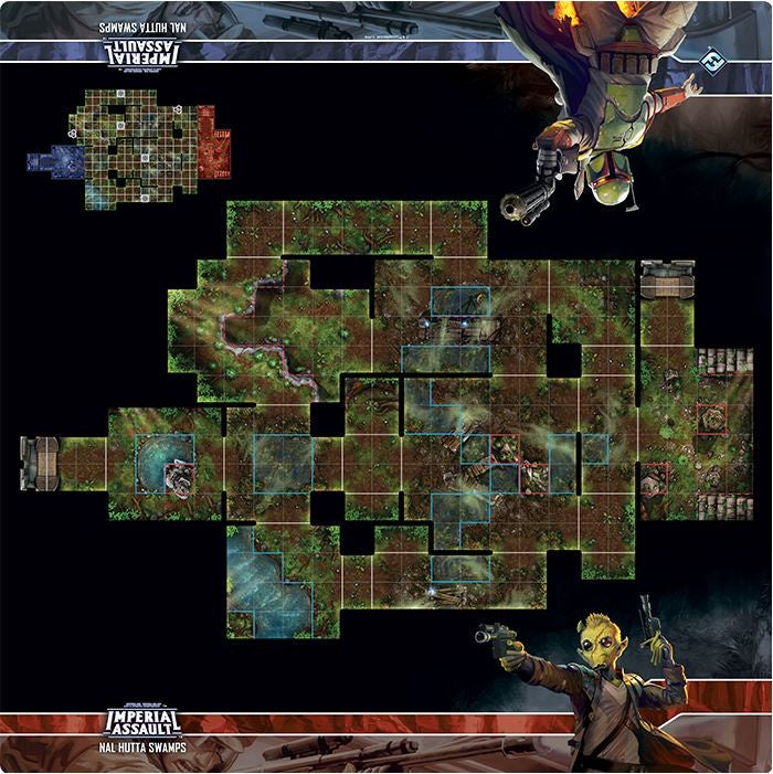 Star Wars Imperial Assault - Skirmish Map - Nal Hutta Swamps available at 401 Games Canada