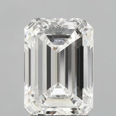 2.19ct F VVS2 Emerald Lab Grown Diamond (IGI)