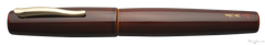 Danitrio Tame-nuri in Yellow on Mikado Flat-Top Fountain Pen with Clip
