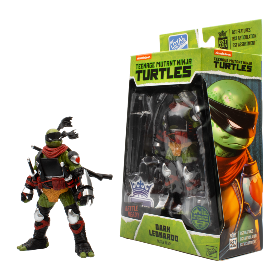 Teenage Mutant Ninja Turtles - Dark Leonardo (Battle Ready) BST AXN 1/15 Scale Action Figure