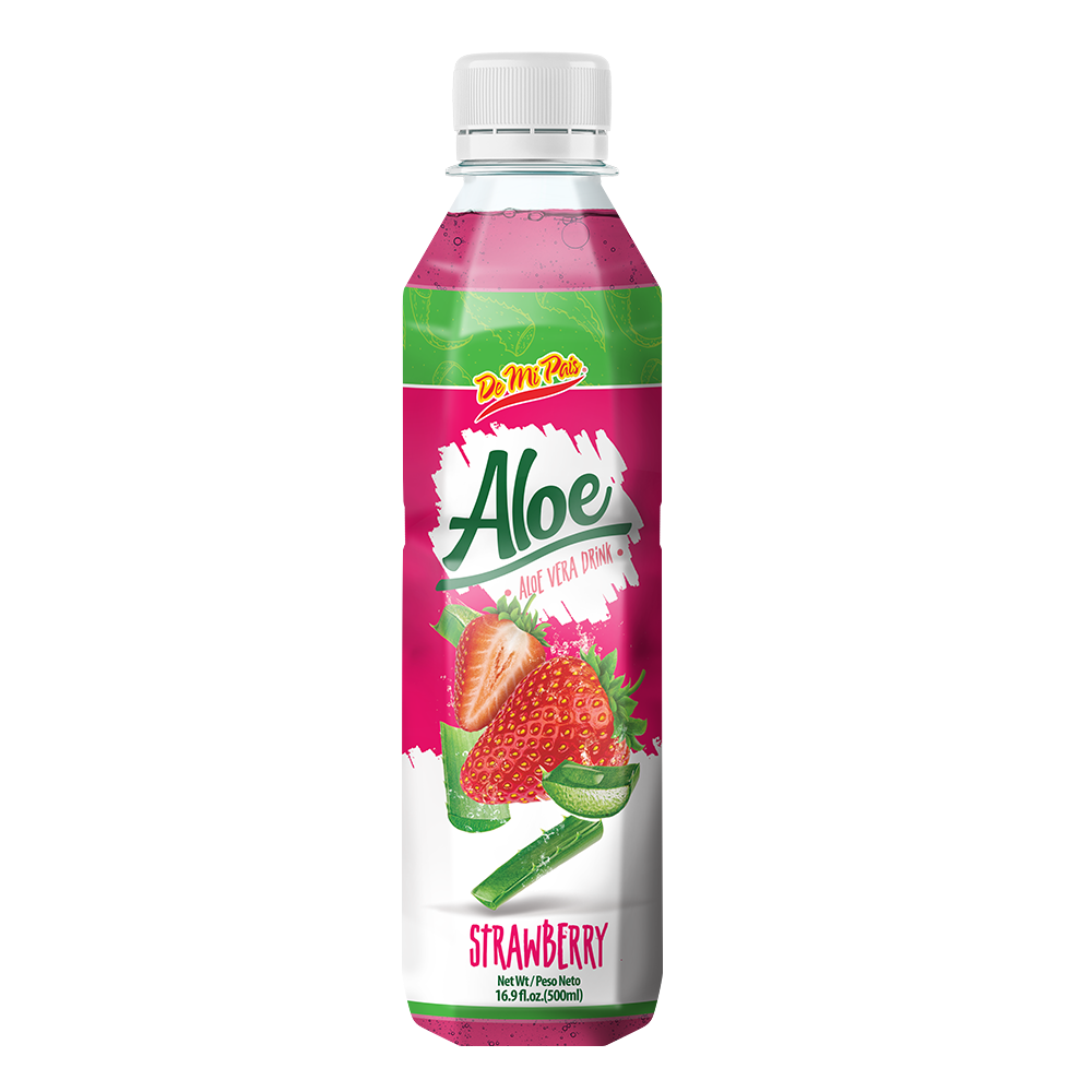 Aloe Vera Drink: Strawberry 16.9 fl.oz