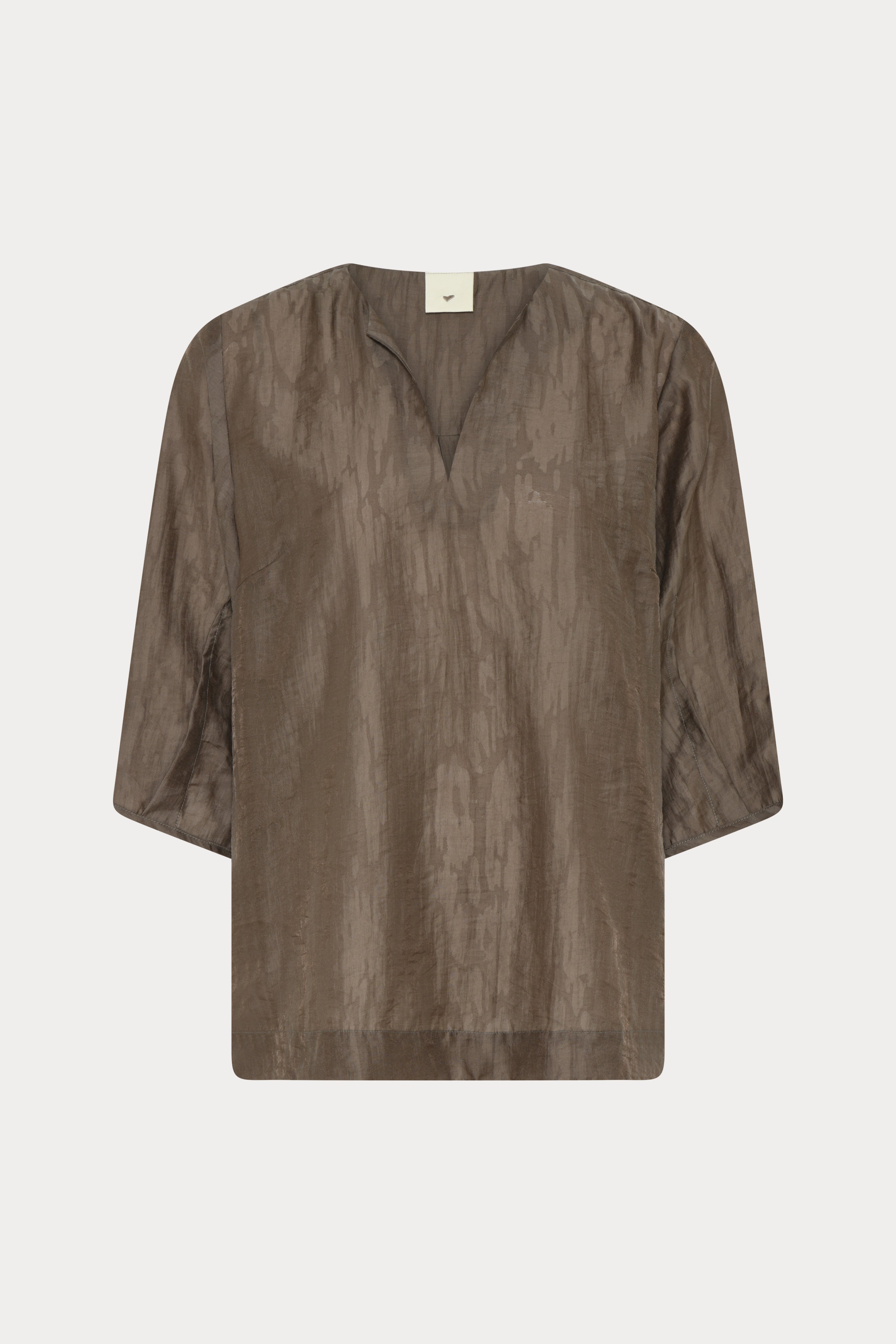 Heartmade Tailer bluse BLOUSE 13 Dusty brown