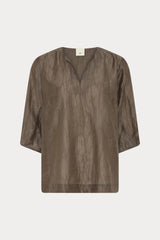 Heartmade Tailer bluse BLOUSE 13 Dusty brown