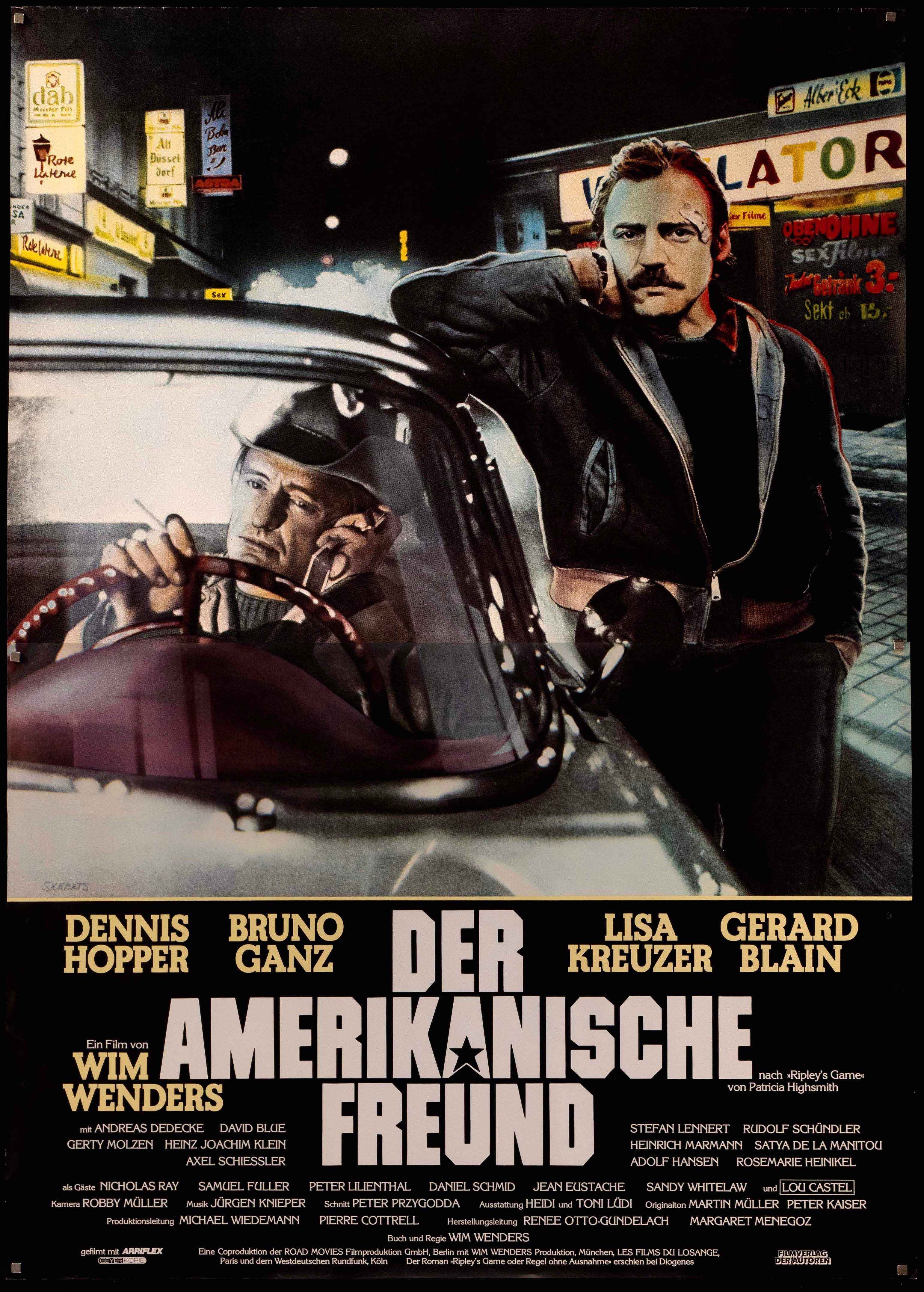 The American Friend Original Vintage Movie Poster
