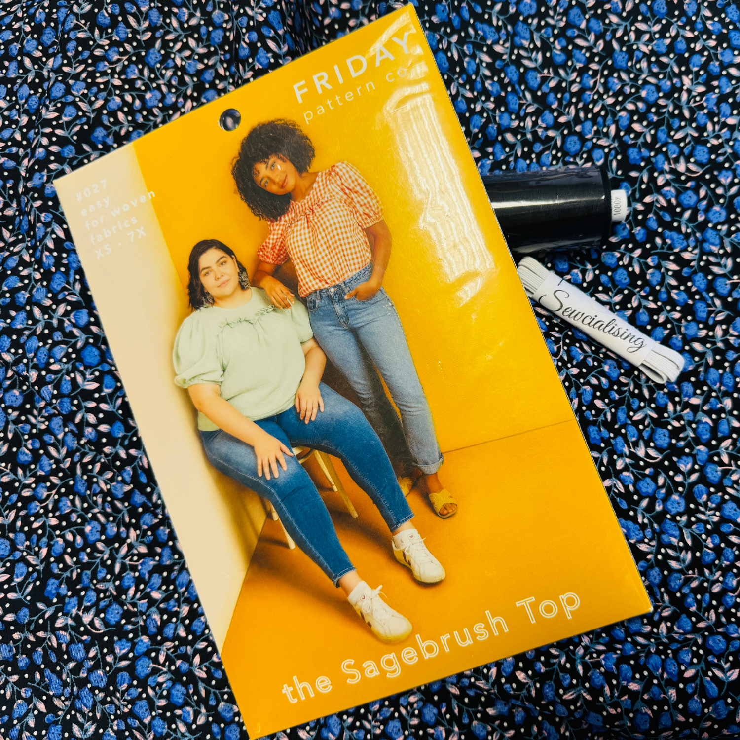 The Sagebrush Top Sewing Kit - Ready Steady Sew Box