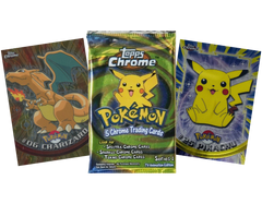 VINTAGE POKEMON TOPPS CHROME SERIES 1 Booster Pack x1