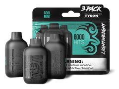 Tyson 2.0 Lightweight 6000 Puffs 3-Pack Disposable Vape by Mike Tyson