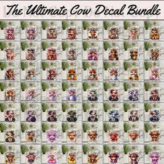 The Ultimate Cow Decal Bundle