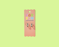 Taylor Elliott | For Fun | Lettie Blue Huggie Earrings