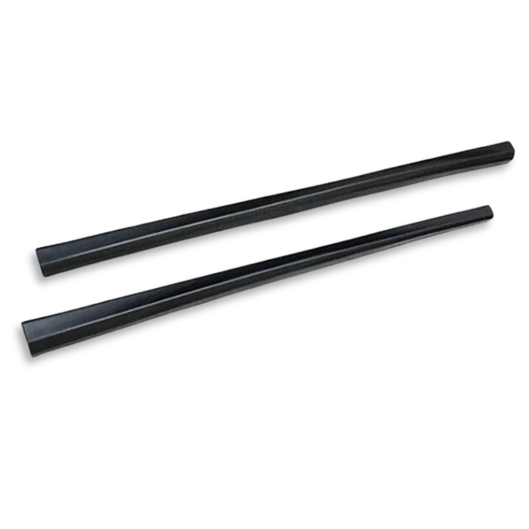 AUDI A3/S3 COUPE GLOSS BLACK SIDE SKIRT EXTENSIONS (non oem)