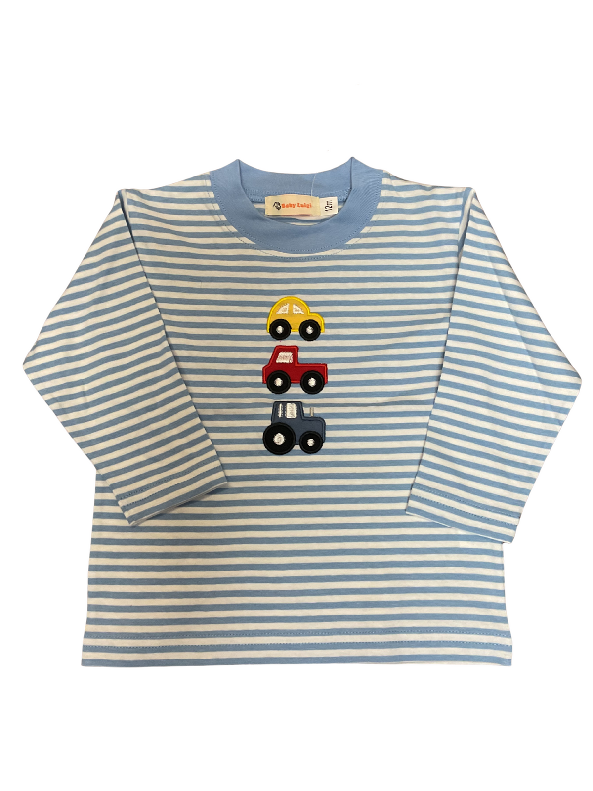 Triple Stacked Vehicles Long Sleeve Shirt