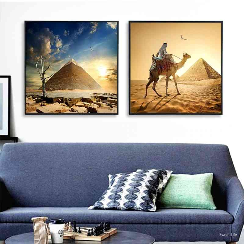 tableau  pyramide egypte
