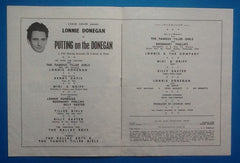 Lonnie Donegan Programme Great Yarmouth 1960