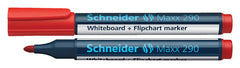 Schneider - Whiteboardmarker maxx 290 2-3mm rood | 10 stuks