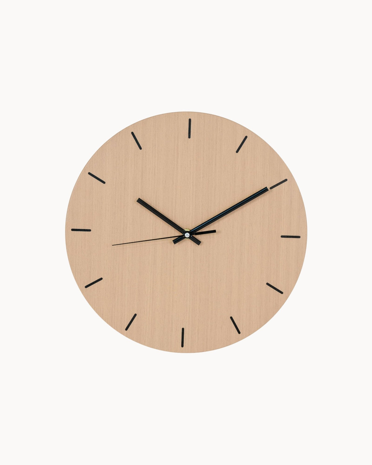 MEELANO Vægur Træ og Stål Ø30 cm - Minimalistisk Design Default