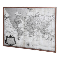 Vintage Framed Map