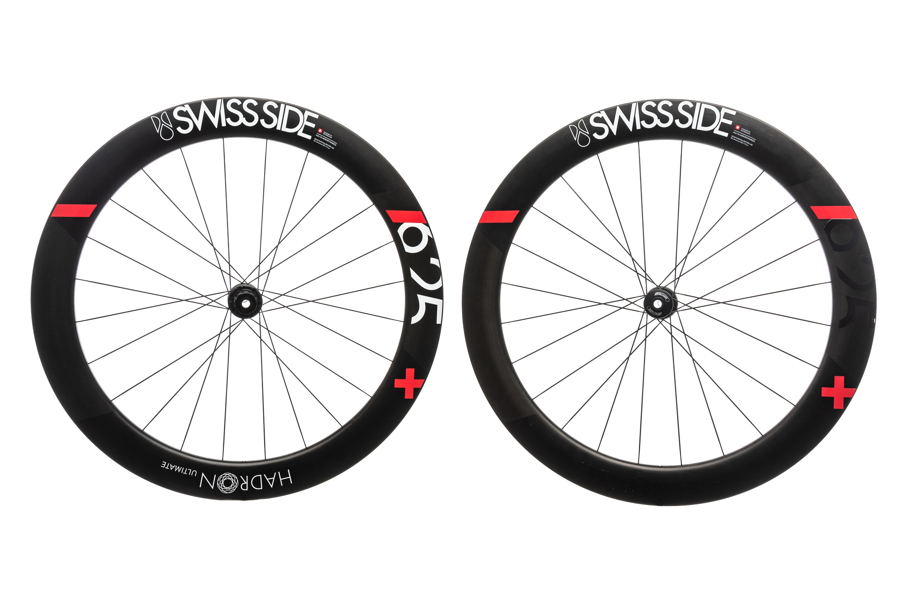 Swiss Side Hadron Ultimate 625 Disc Carbon Tubeless 700c Wheelset drive side