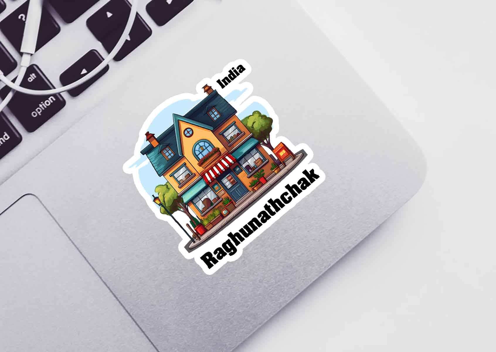 Raghunathchak One Home Office Shop Sticker