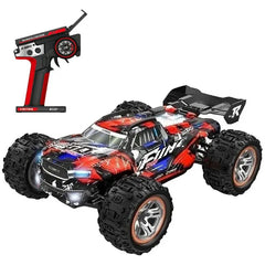 Wltoys 184008 1/18 Scale 4WD Brushless RC Car 70km/h High Speed Off-Road LED Light Truck RTR 3Battery - rc car,rc truck | FUNYAT